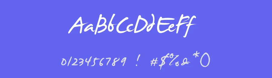James Fajardo by James Paul Fajardo — Script Handwritten Font — thumbnail 3
