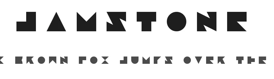 Jamstone by Geronimo Font Studios β Display Font