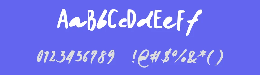 Janice Hand Bold by Janice Law — Script Handwritten Font — thumbnail 3