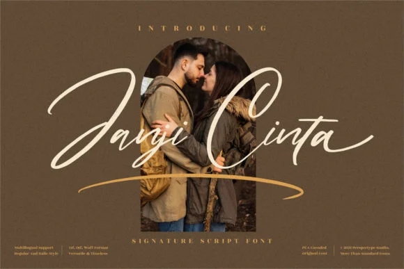 Janji Cinta Font by Perspectype
