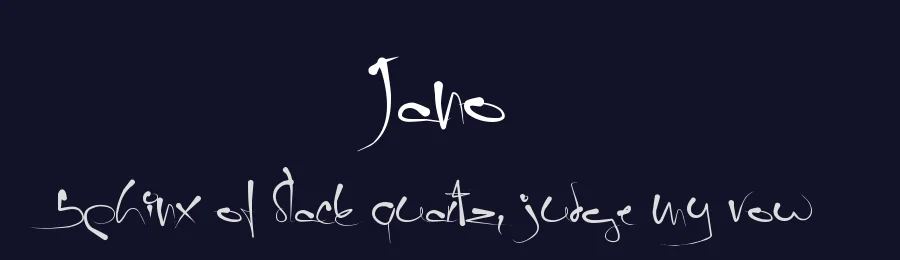 Jano by Jano — Script Handwritten Font — thumbnail 2