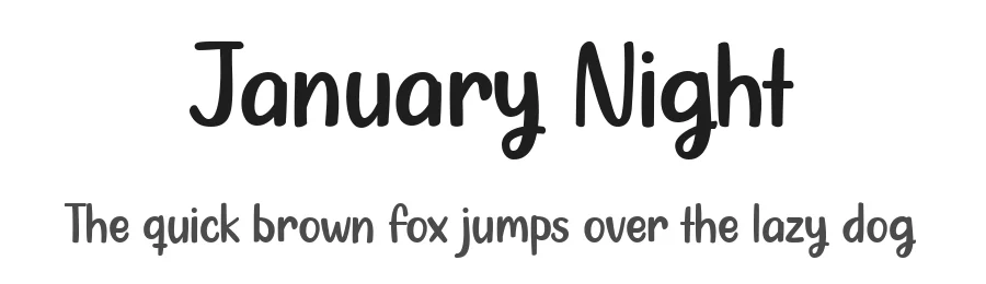 January Night