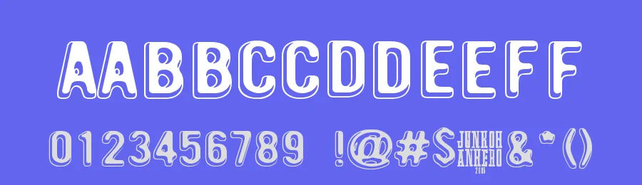 January Threed by Juha Korhonen — Decorative Font — thumbnail 3