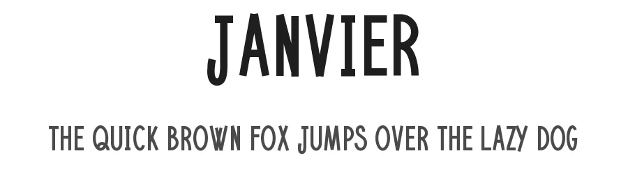 Janvier by Federico Antonini — Decorative Font
