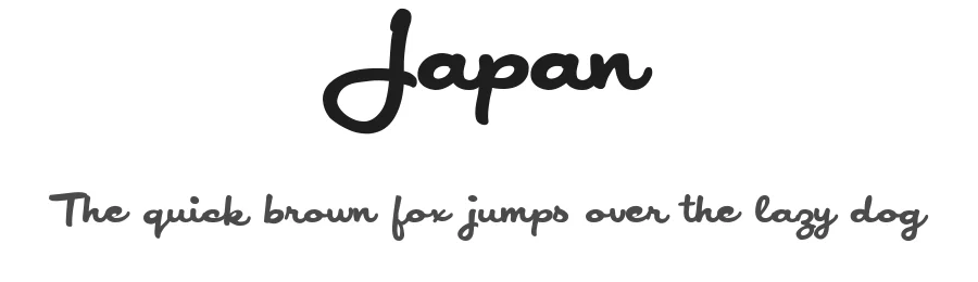 Japan by Mario Arturo — Script Handwritten Font