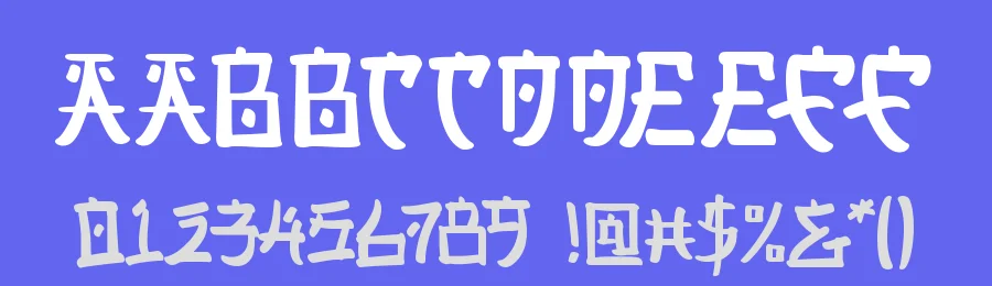 Japan Version by Masa Aska Sanurumi — Decorative Font — thumbnail 3