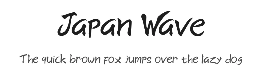 Japan Wave by Seneka Grafika — Decorative Font
