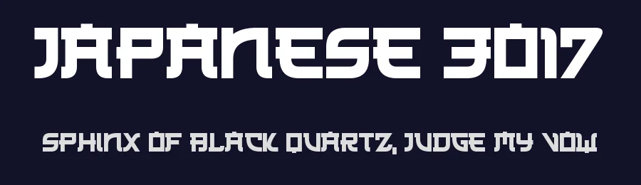 Japanese 3017 by Hawtpixel — Decorative Font — thumbnail 2