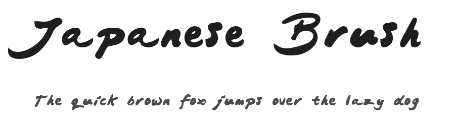 Japanese Brush