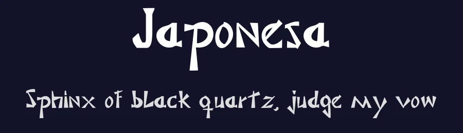 Japonesa by Intellecta Design — Decorative Font — thumbnail 2