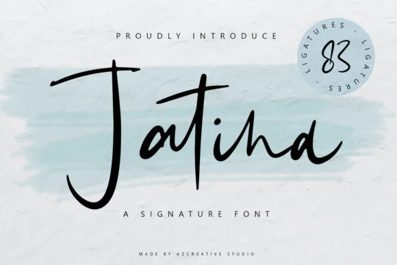 Jatina Font by Azcreative Studio — Script Handwritten Font