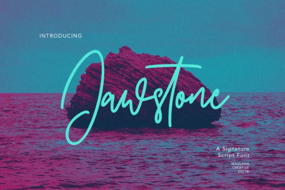 Jawstone Font by Maulana Creative — Script Handwritten Font