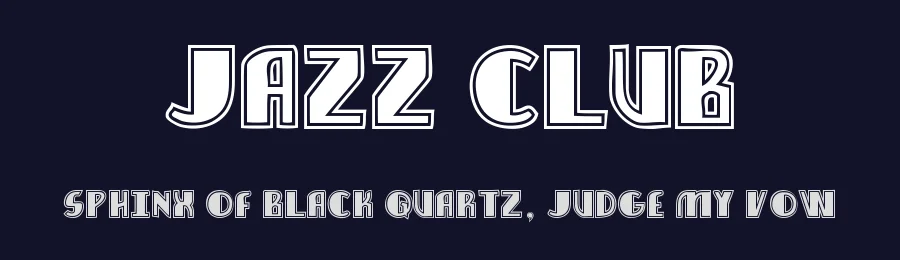 Jazz Club by Woodcutter — Decorative Font — thumbnail 2