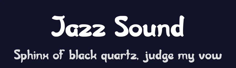 Jazz Sound by weknow — Decorative Font — thumbnail 2