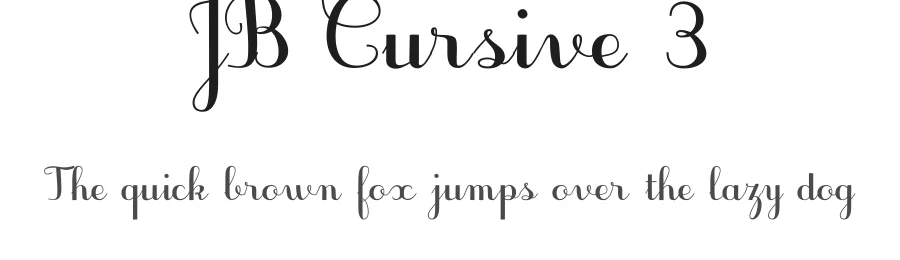 JB Cursive 3