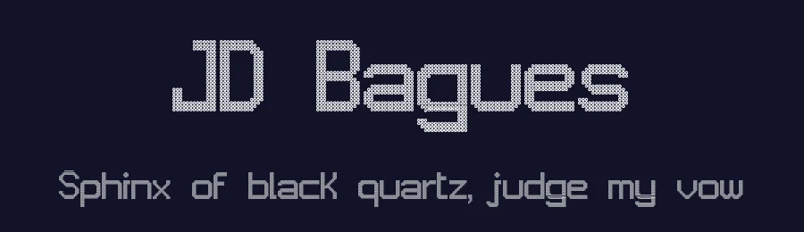 JD Bagues by Jecko Development — Display Font — thumbnail 2