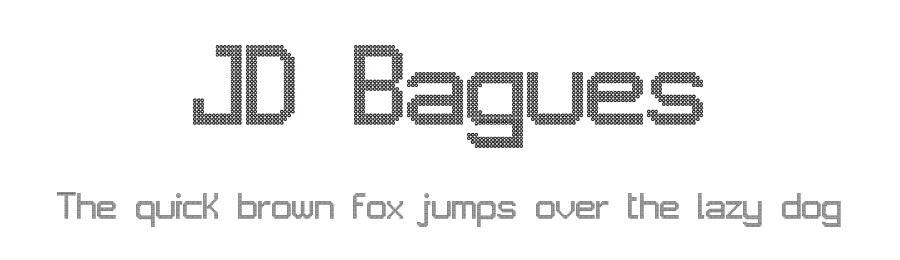 JD Bagues by Jecko Development β Display Font