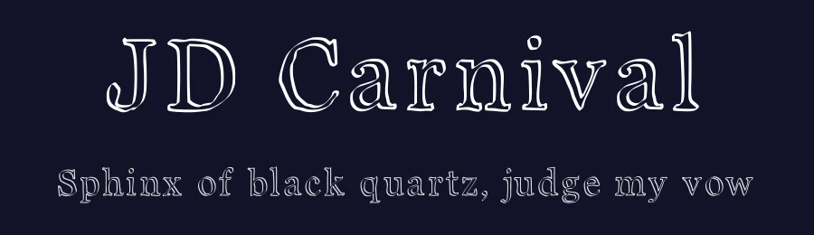 JD Carnival by Jecko Development — Decorative Font — thumbnail 2