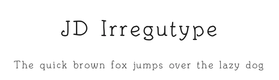 JD Irregutype