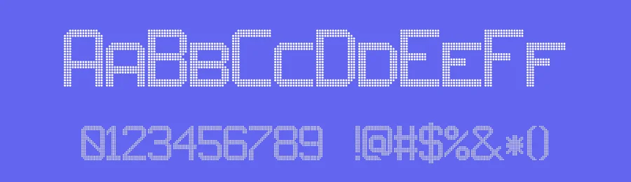 JD LED3 by Jecko Development — Display Font — thumbnail 3