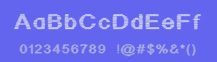 JD Stripex by Jecko Development — Decorative Font — thumbnail 3
