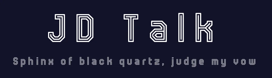 JD Talk by Jecko Development — Display Font — thumbnail 2