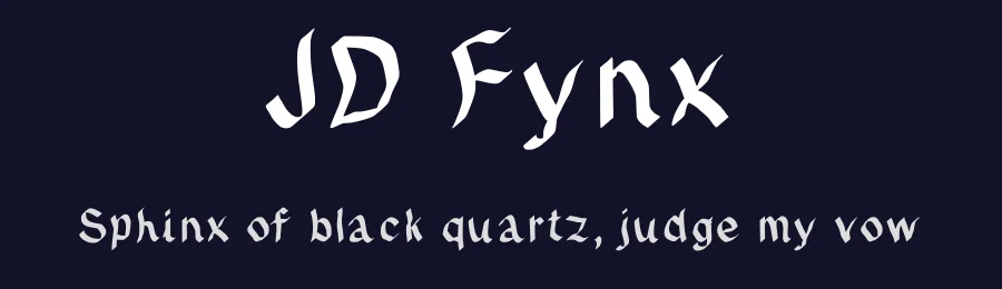 JD Fynx by Jecko Development — Script Handwritten Font — thumbnail 2