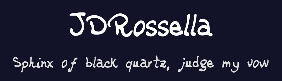 JDRossella by Jecko Development — Script Handwritten Font — thumbnail 2