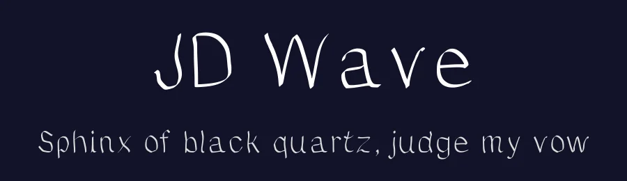JD Wave by Jecko Development — Script Handwritten Font — thumbnail 2