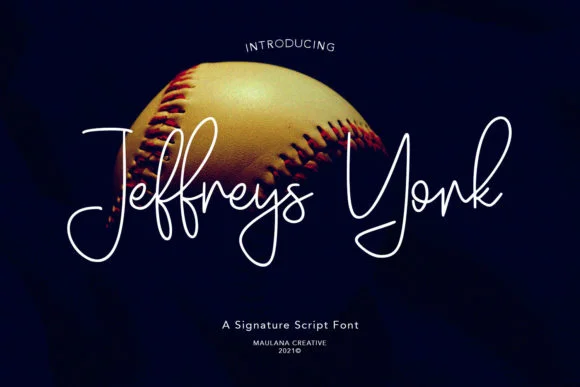Jeffreys York Font by Maulana Creative — Script Handwritten Font