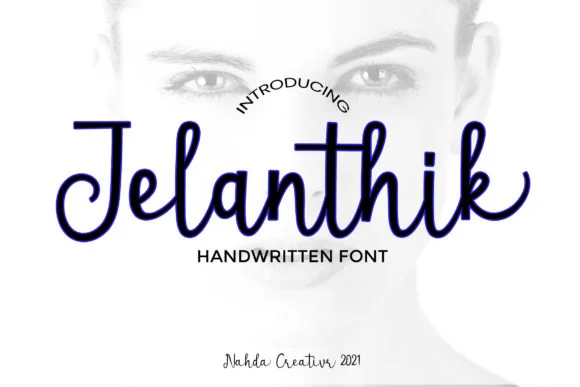 Jelanthik Font by khafalab — Script Handwritten Font