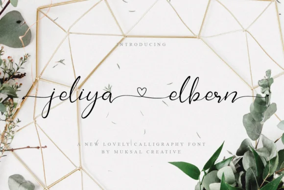 Jelia Elbern Font by Muksal Creative — Script Handwritten Font