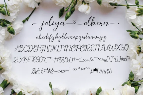 Jelia Elbern Font by Muksal Creative — Script Handwritten Font — thumbnail 8