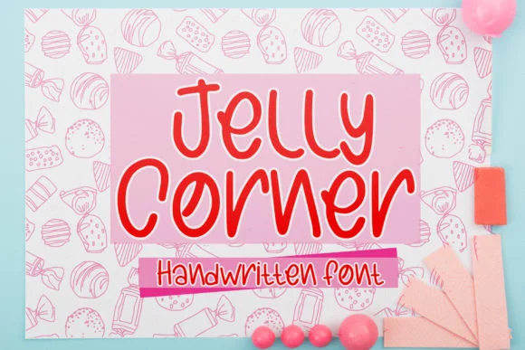 Jelly Corner Font by boogaletter — Script Handwritten Font
