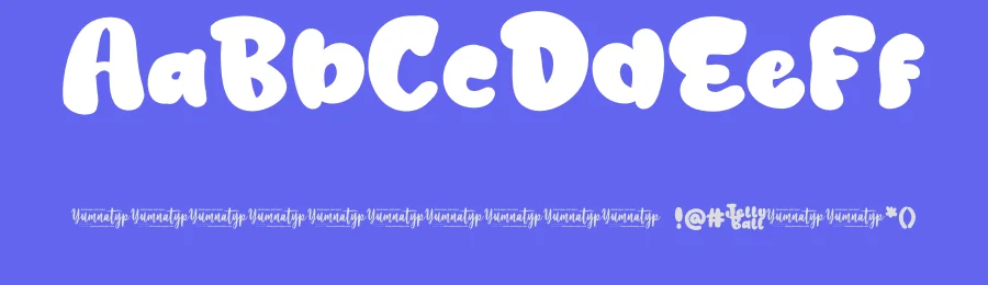 Jelly Ball by Yumna Family — Decorative Font — thumbnail 3