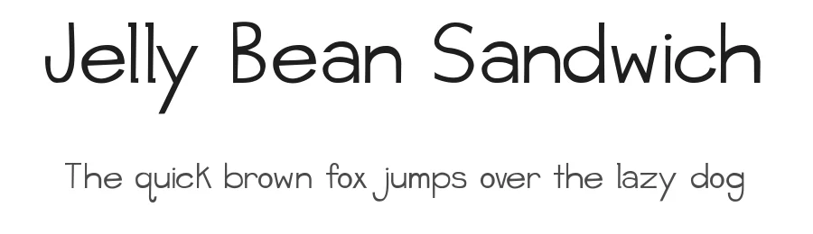 Jelly Bean Sandwich