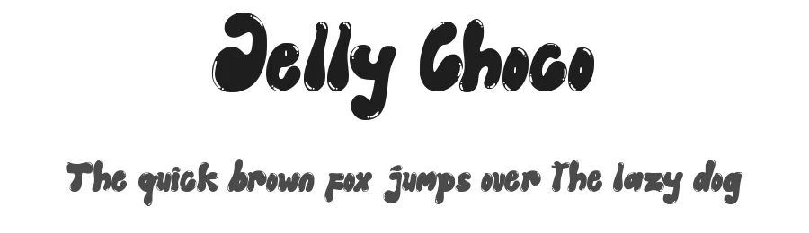 Jelly Choco by Yoga Letter — Decorative Font