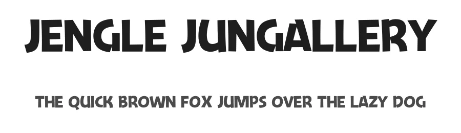 Jengle Jungallery by Jayvee Enaguas — Decorative Font