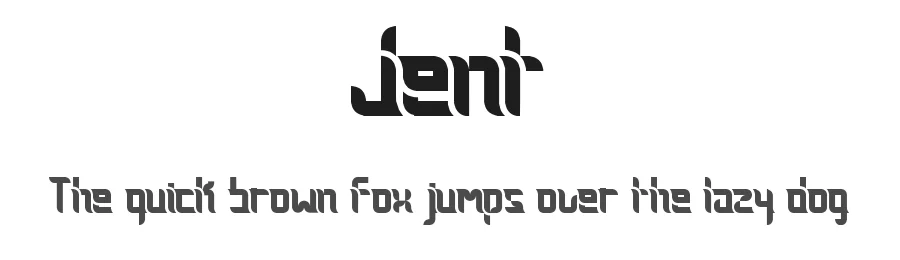 Jent by Marco  Bergamini Pzeros — Display Font