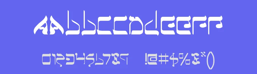 Jerusalem by Iconian Fonts — Decorative Font — thumbnail 3