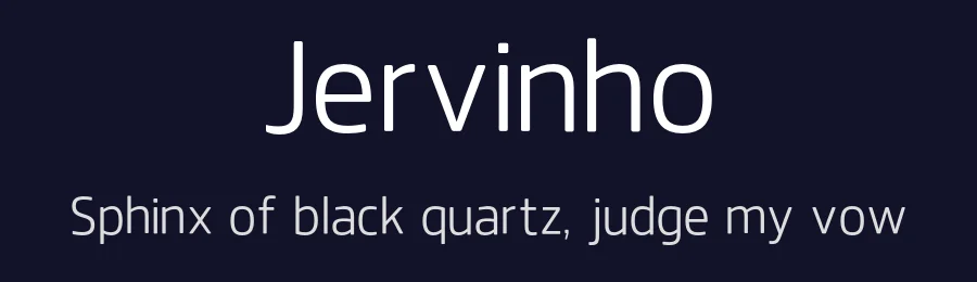 Jervinho by listener Foundry — Sans Serif Font — thumbnail 2