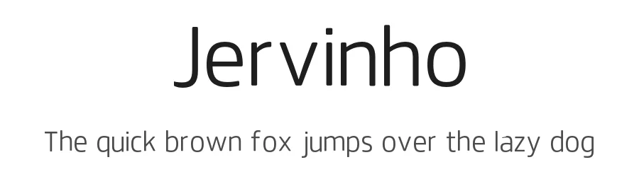 Jervinho by listener Foundry — Sans Serif Font
