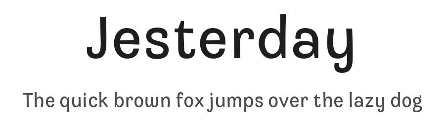 Jesterday