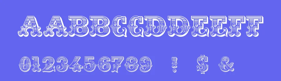JF Ringmaster by Jester Font Studio — Decorative Font — thumbnail 3