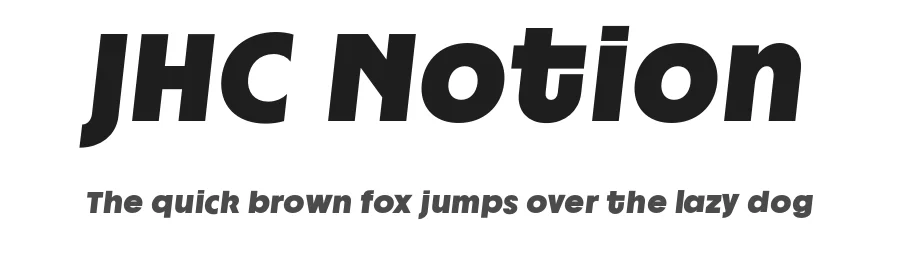 JHC Notion by Jehoo Creative — Sans Serif Font
