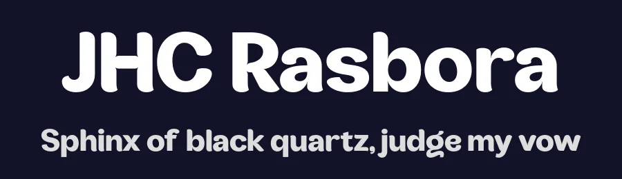 JHC Rasbora by Jehoo Creative — Sans Serif Font — thumbnail 2