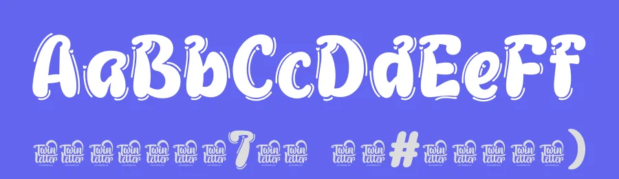Jhictur by twinletter — Decorative Font — thumbnail 3