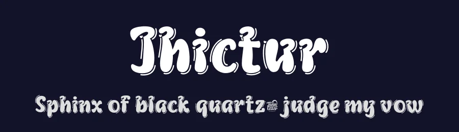 Jhictur by twinletter — Decorative Font — thumbnail 2
