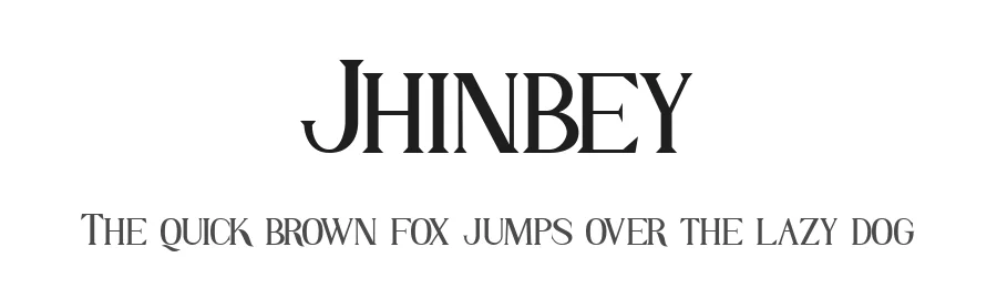 Jhinbey by StringLabs Creative Studio β Serif Font