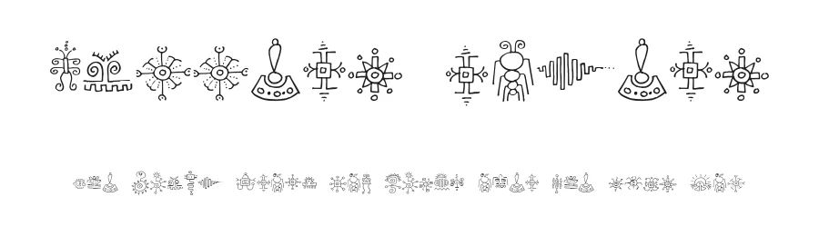 Jiggery Pokery by Pizzadude — Dingbats Font